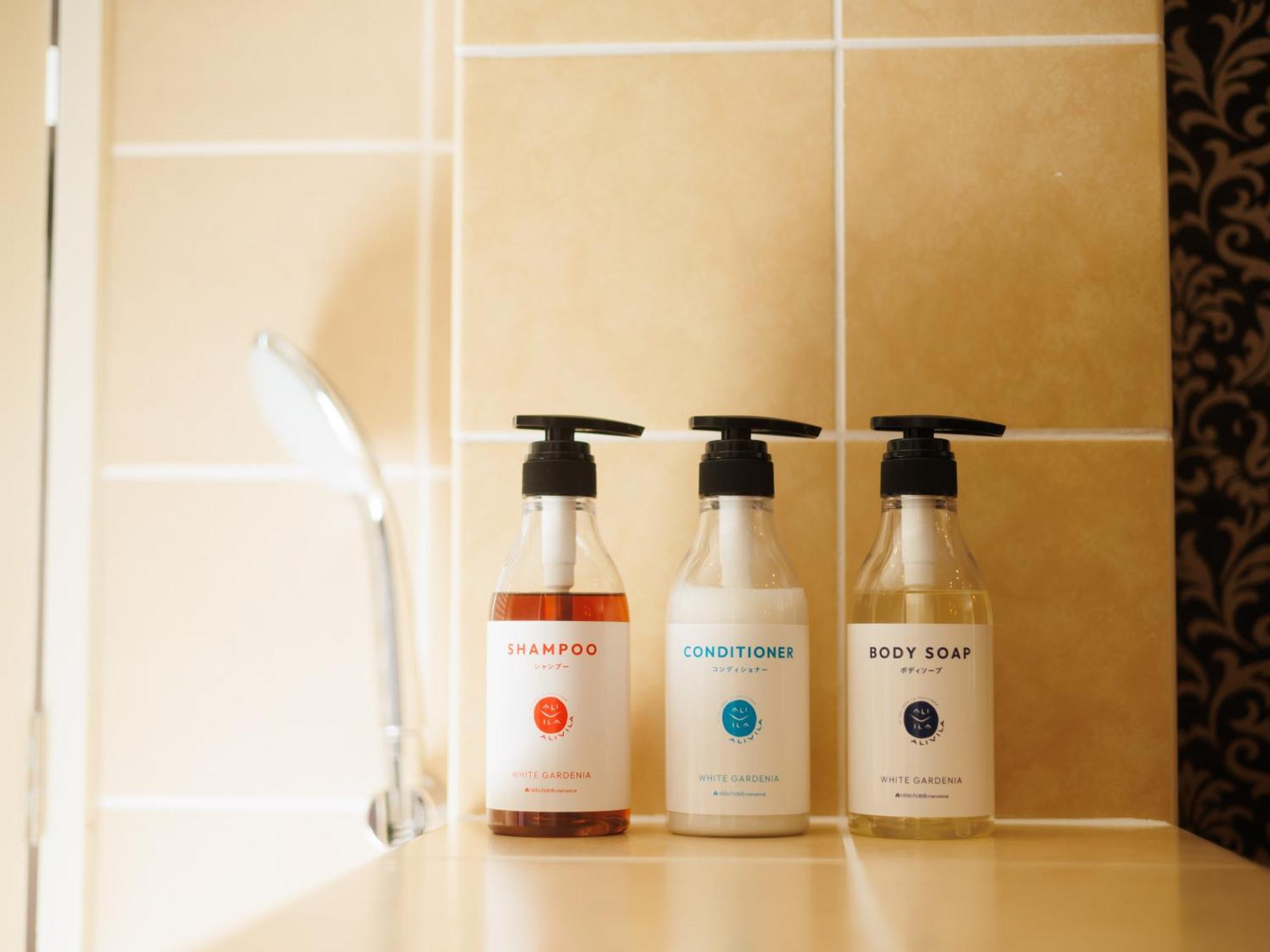 ホテル日航アリビラ 読谷村 エクステリア 写真 Shampoo, conditioner and body soap